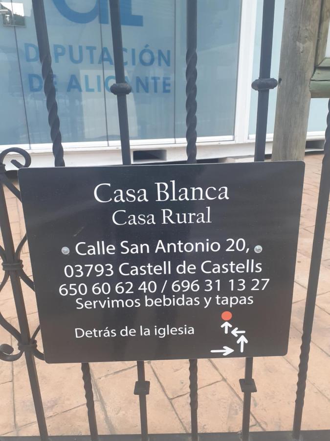 Castell De Castells Casa Blanca B&B 외부 사진